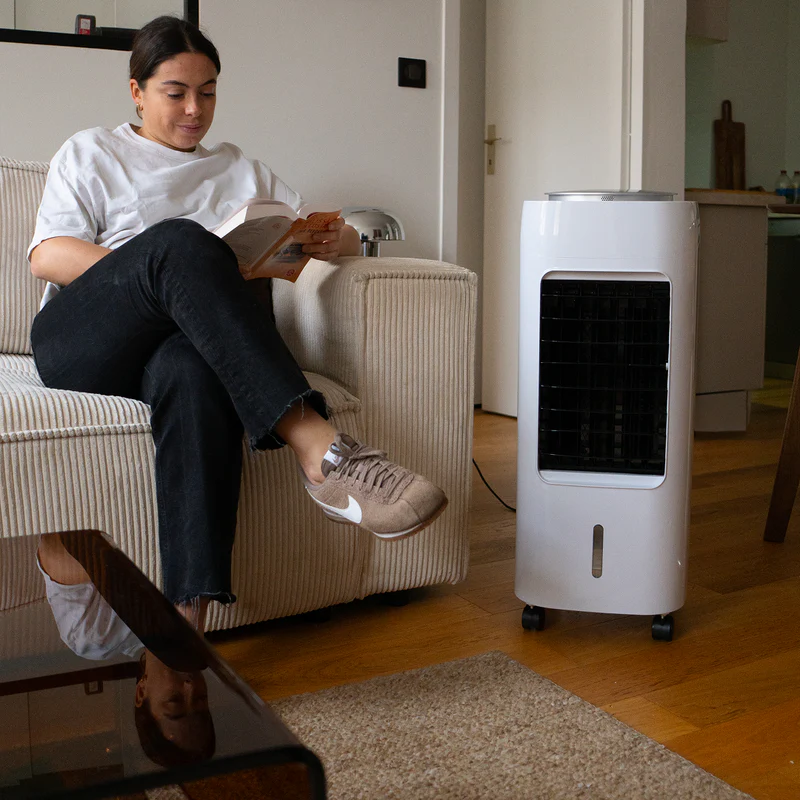 FreshOne Polara — confort fresco en el salón, ventanas cerradas